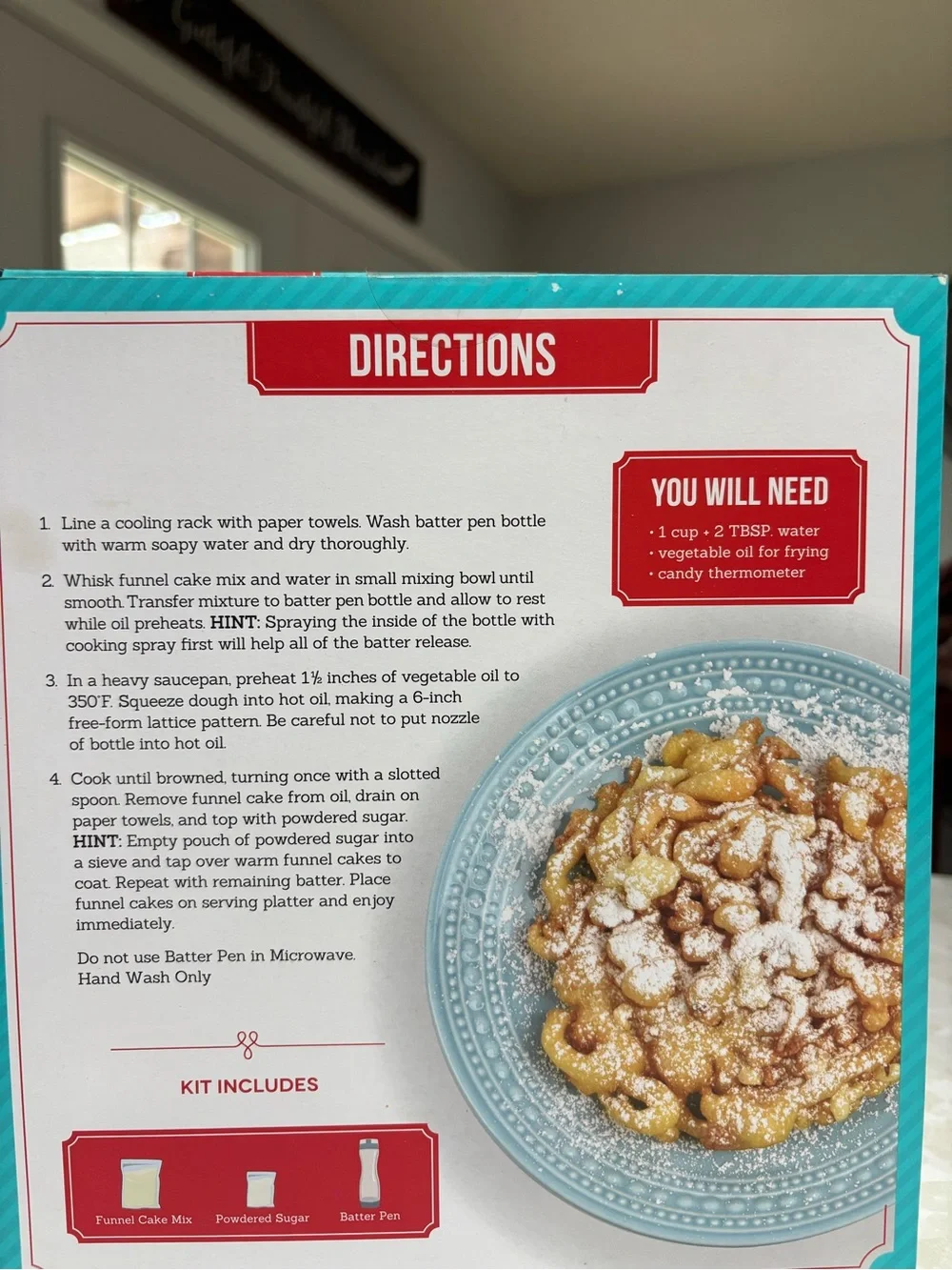 Funnel Cake Mix and Batter Pen Gift Set